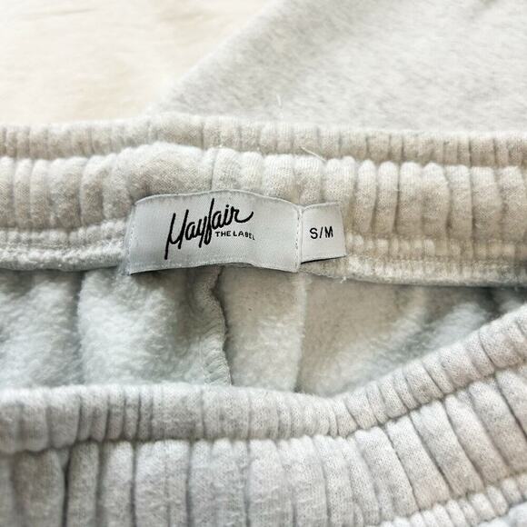 The Mayfair Group Empathy Always Light Gray Sweatpants Size S/M Cotton Blend - Picture 5 of 7